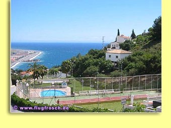 Monte de los Almendros Tennisplätze mit herrlichem Meerblick